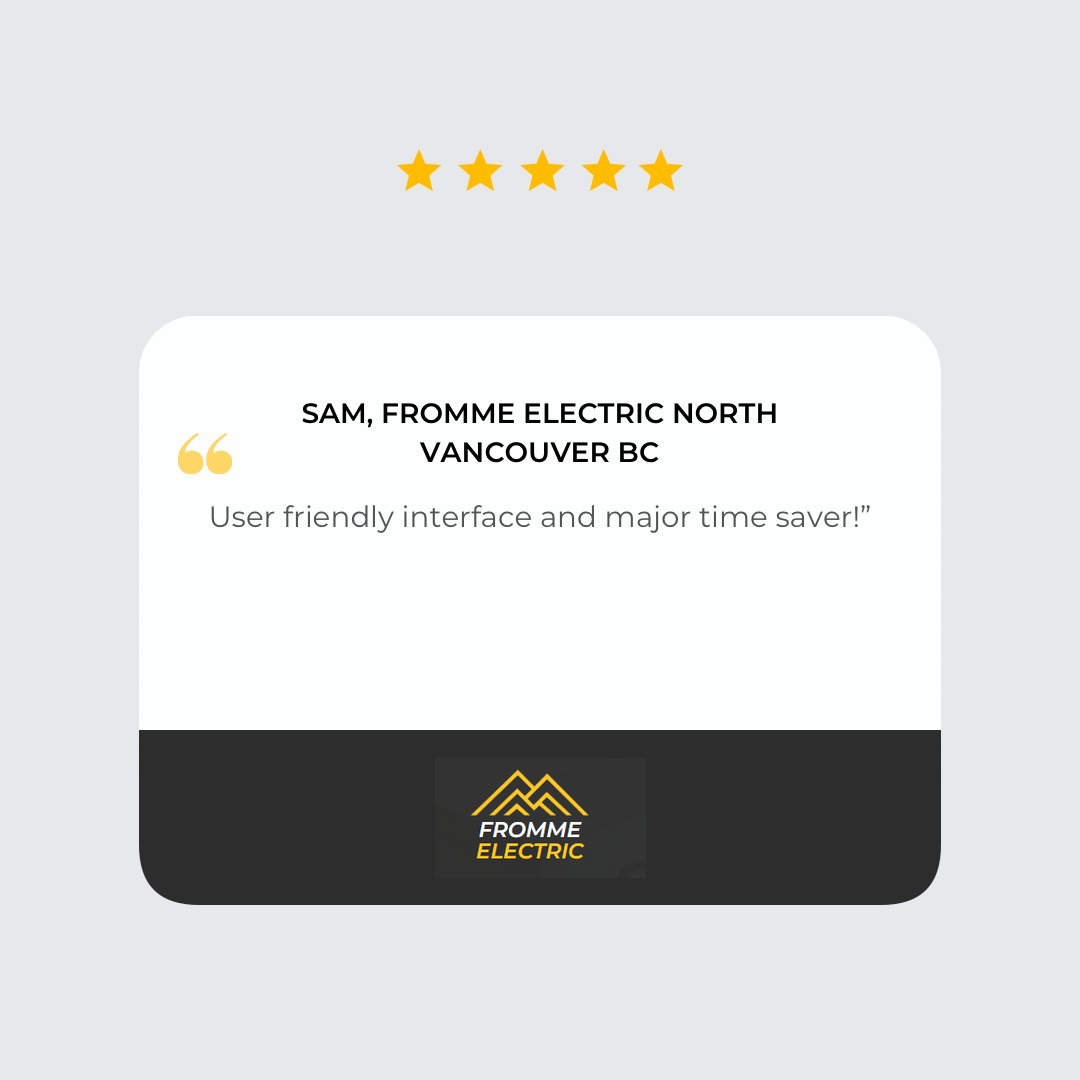 Fromme Electric testimonial