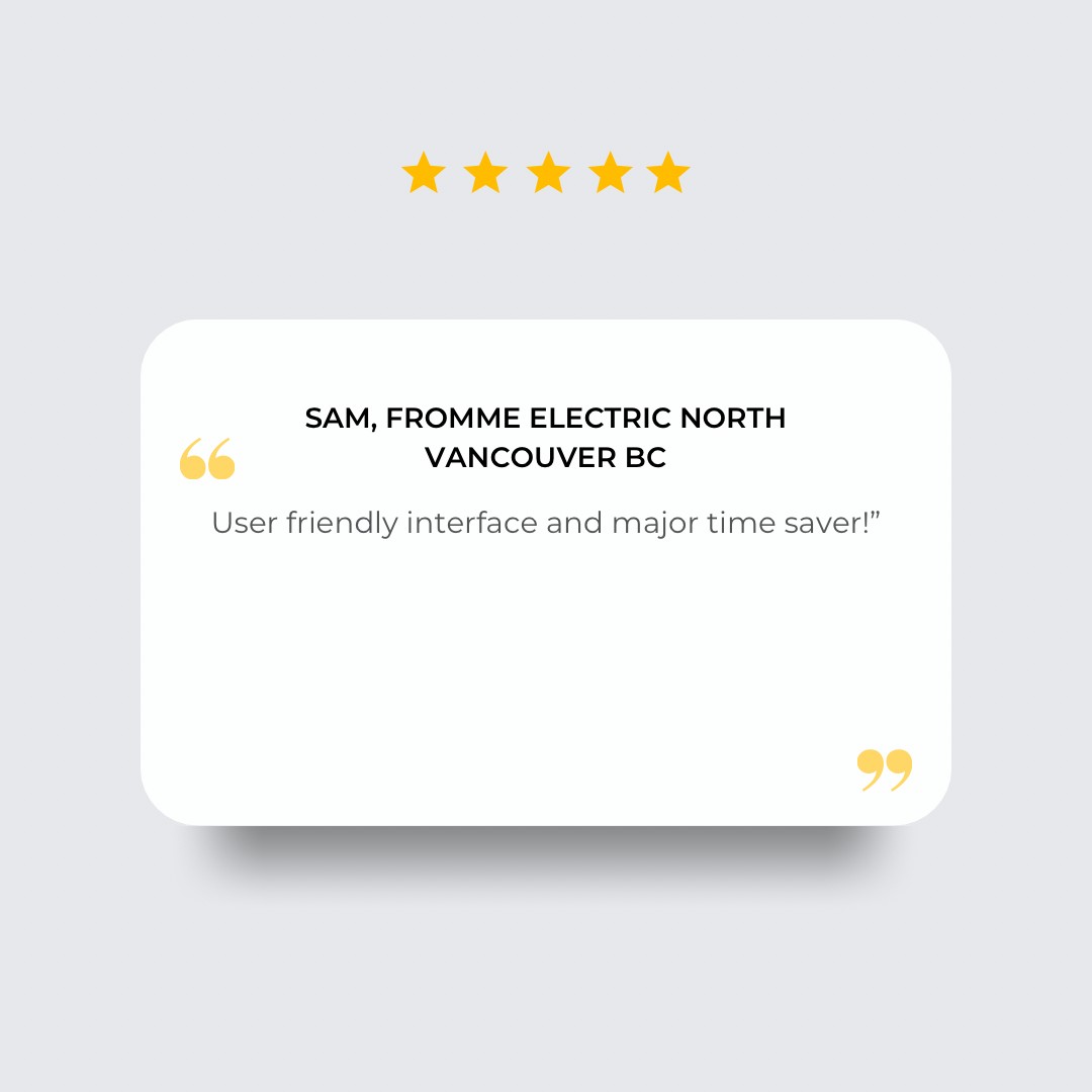 Fromme Electric testimonial